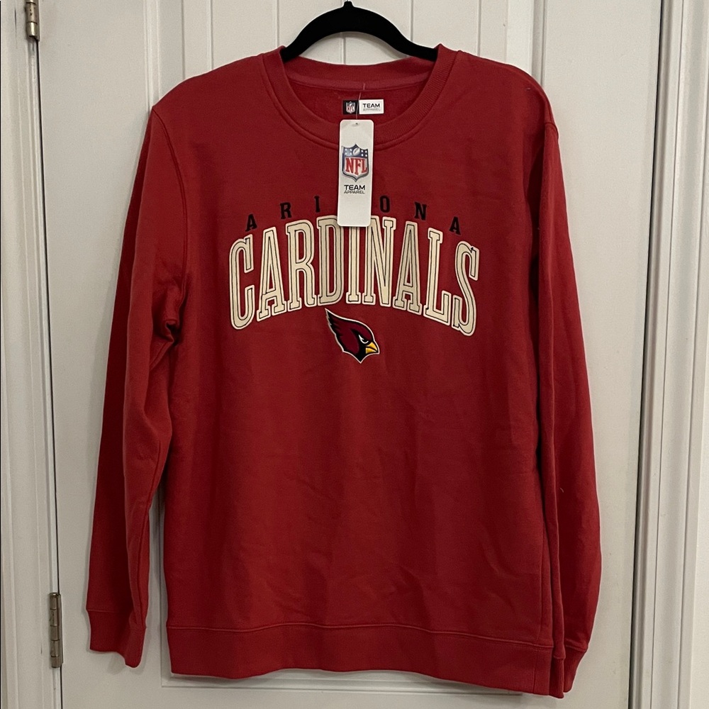 NFL Arizona Cardinals Red medium Crewneck Sweatshirt NWT
